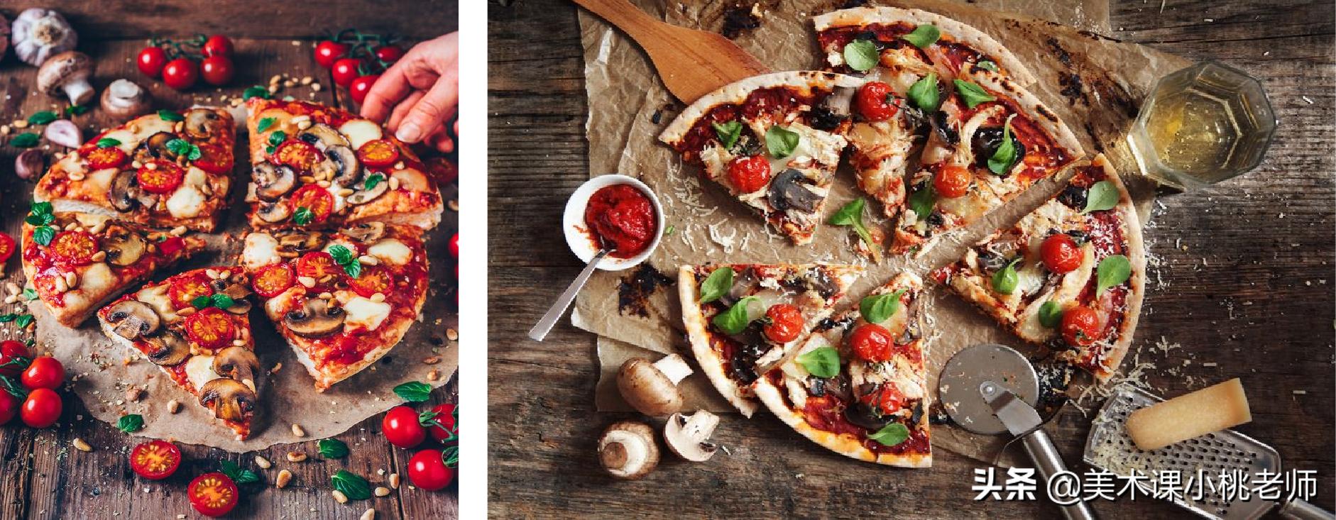 香喷喷的比萨饼,香喷喷的披萨出摊啦