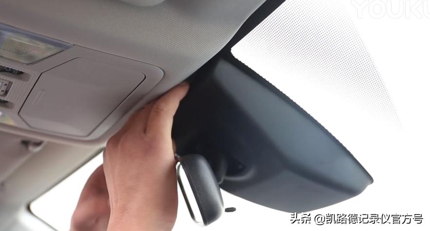 全新丰田威兰达/荣放专用行车记录仪，原厂模具免走线安装高清图