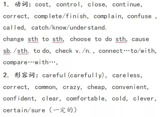中考英语首字母填空常见词,首字母填空历年中考高频单词汇总