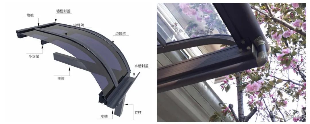 家用钢化玻璃雨棚,家用雨棚用多厚的玻璃