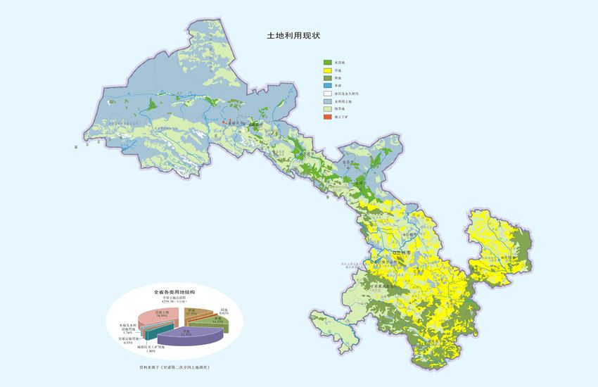 甘肃的地理与气候,甘肃自然环境