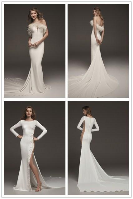 如何挑选合适自己的缎面婚纱,如何根据新娘身材挑选婚纱