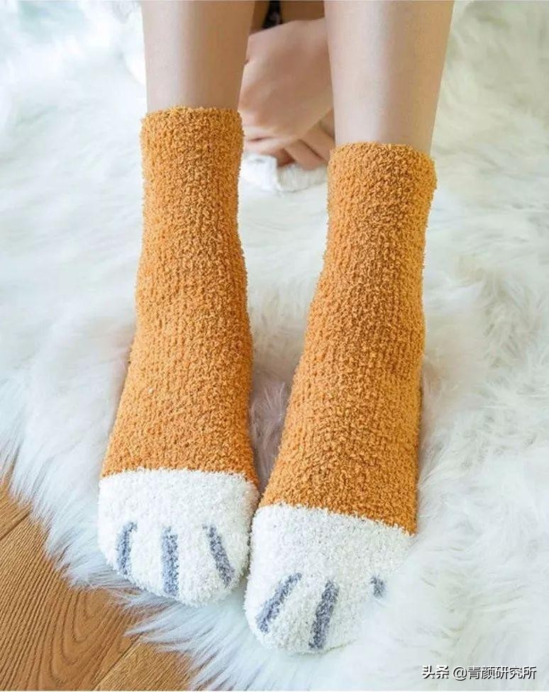 冬日暖脚可爱袜子,冬季可爱袜子