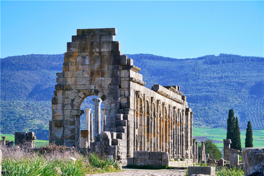 非洲奇遇,摩洛哥唯一的古罗马遗迹,为何从繁华都市到一片废墟?