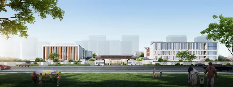 浙江省杭州市2018建设的幼儿园,杭州新建现代幼儿园效果图