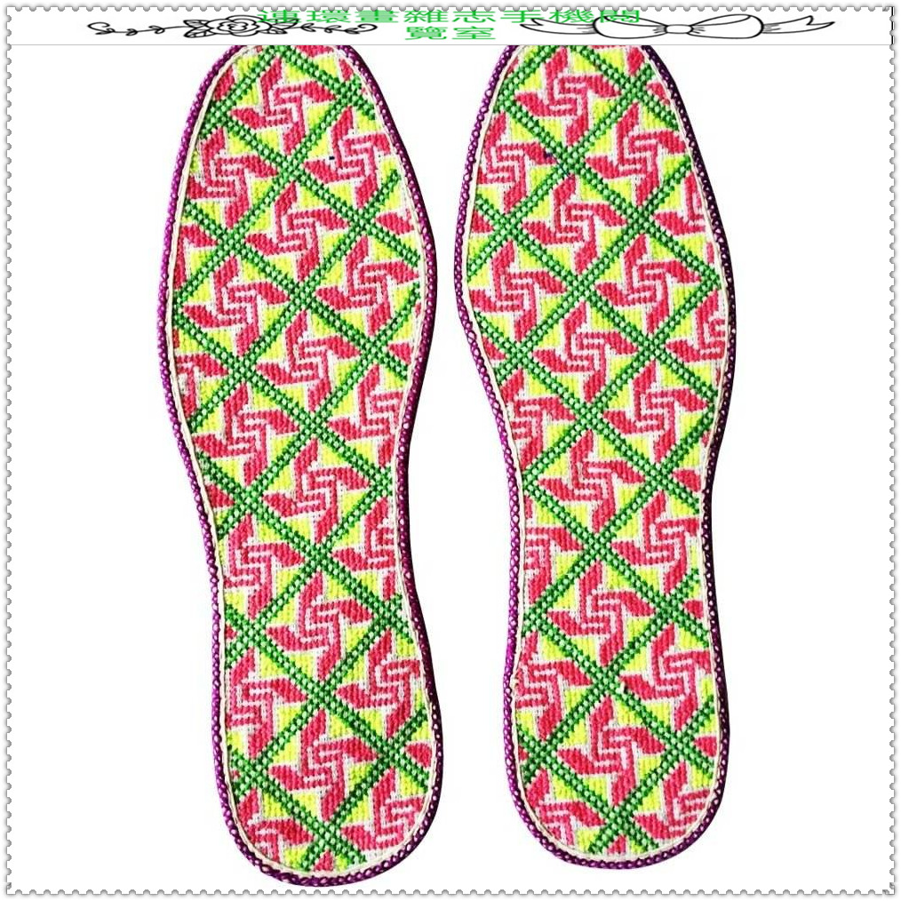 绣花鞋垫欣赏,绣花鞋垫大全完整版