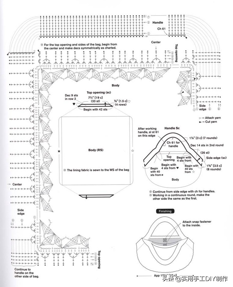 最新款包包钩编图解,钩编包包的花样大全