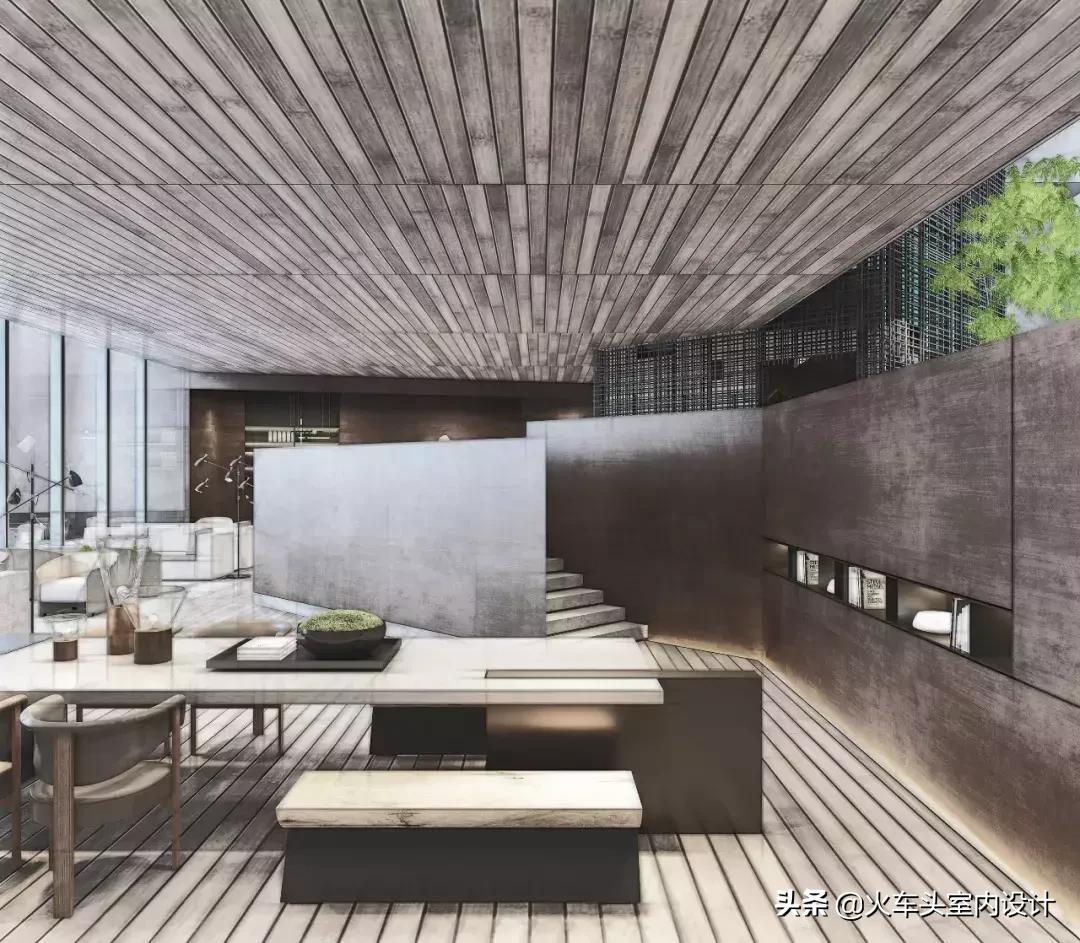 仿古夯土墙效果图大全,现代夯土墙建造的别墅