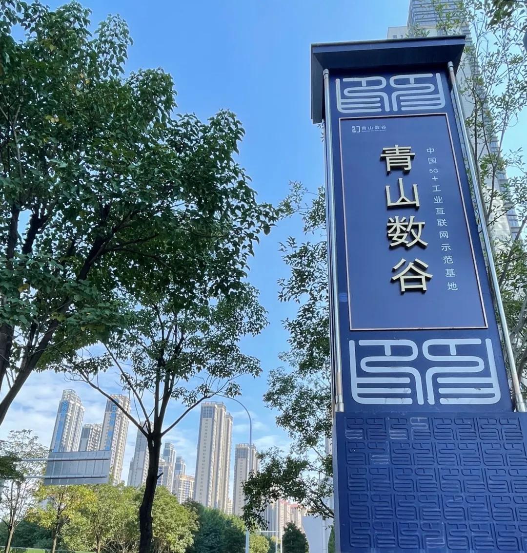 青山数谷工业园,青山数谷地理位置