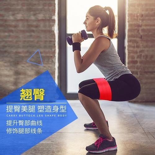 减脂减不动,增肌增不了,弹力绳翘臀秒变气质女神