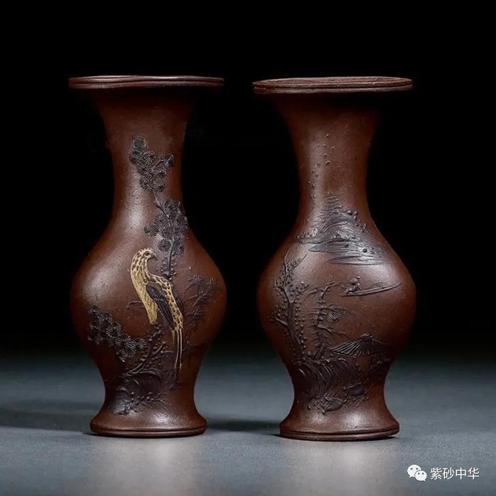 顶级紫砂壁瓶图片,紫砂茶叶罐的器型图