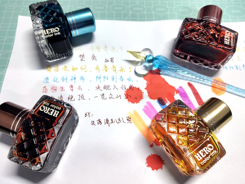 适合玩彩墨的透明钢笔,透明钢笔彩墨套装