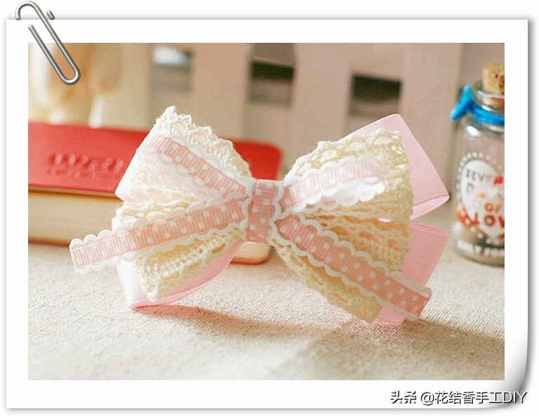 蝴蝶结发饰手工制作布艺,如何自制手工蝴蝶结发饰
