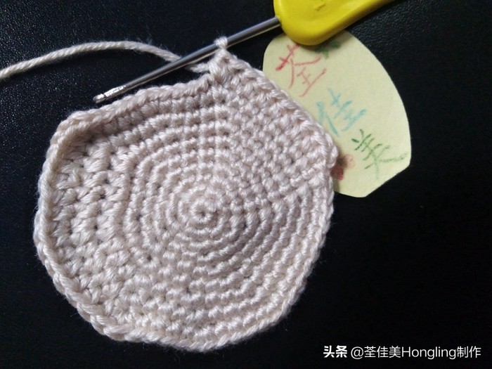 马蹄莲花的钩织教程,马蹄莲宽叶子的钩织教程