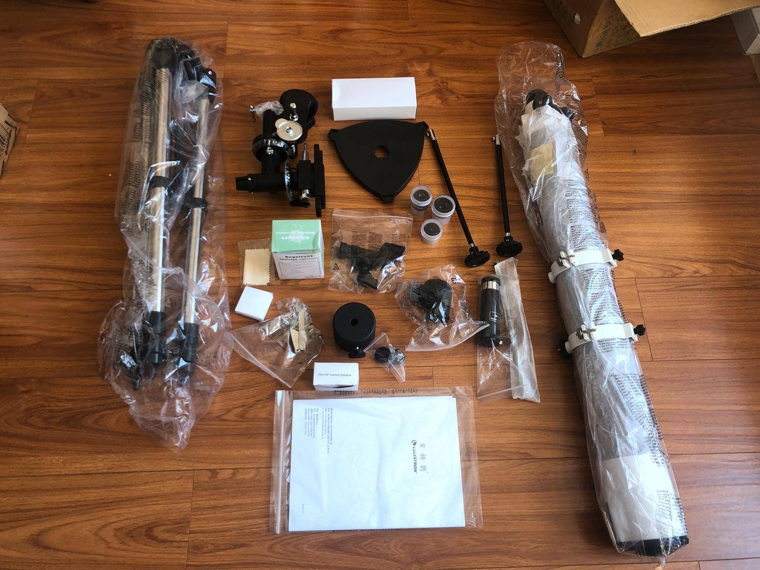 星特朗望远镜80dx开箱,星特朗80eq天文望远镜开箱