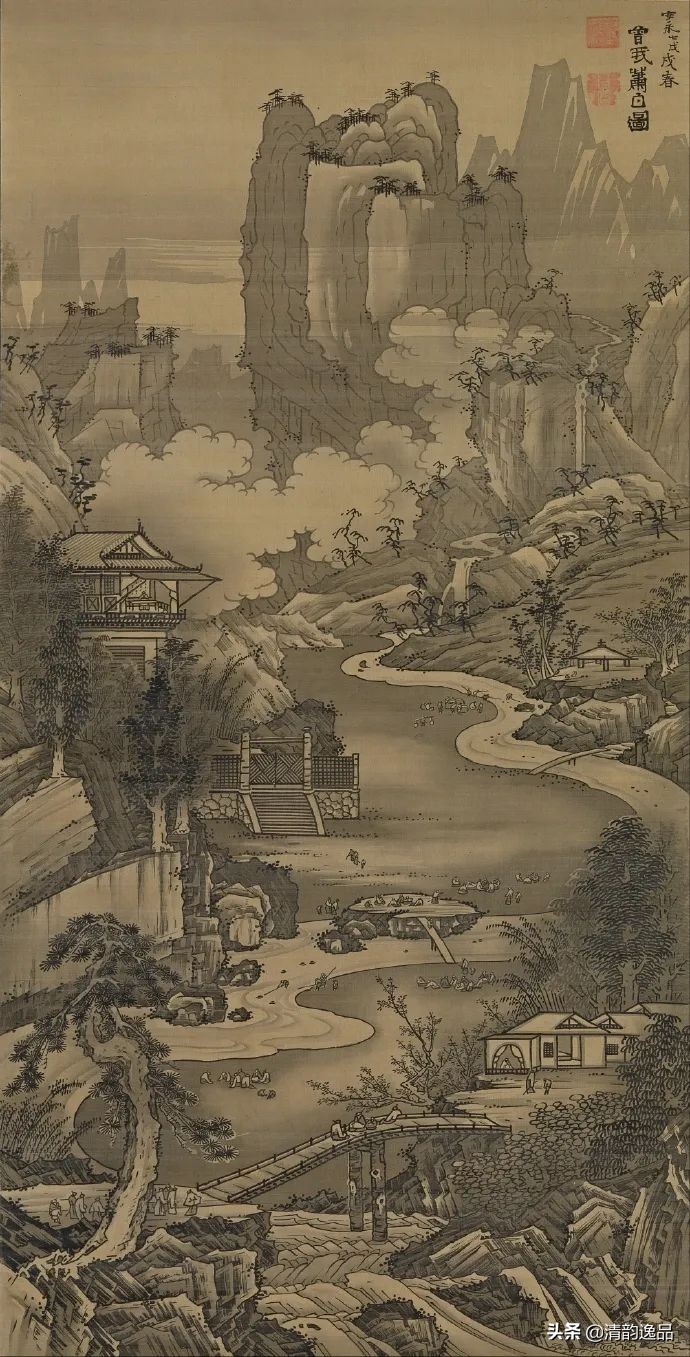 曾我萧白人物,300年前画家