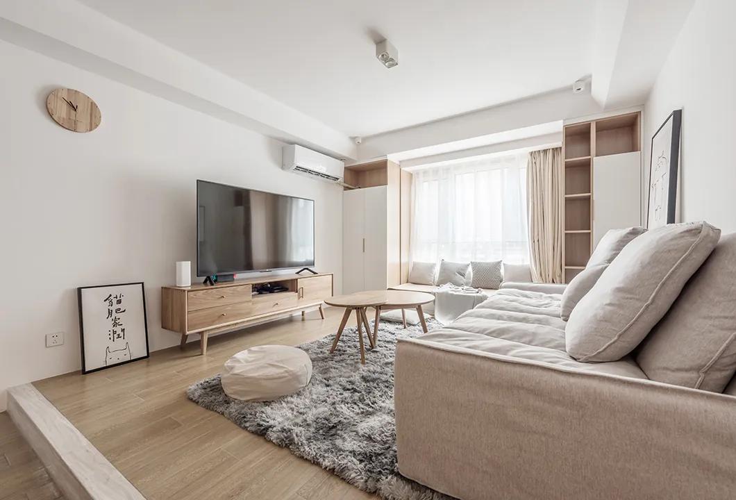 原木风让简约更有格调,现代简约和原木风混搭