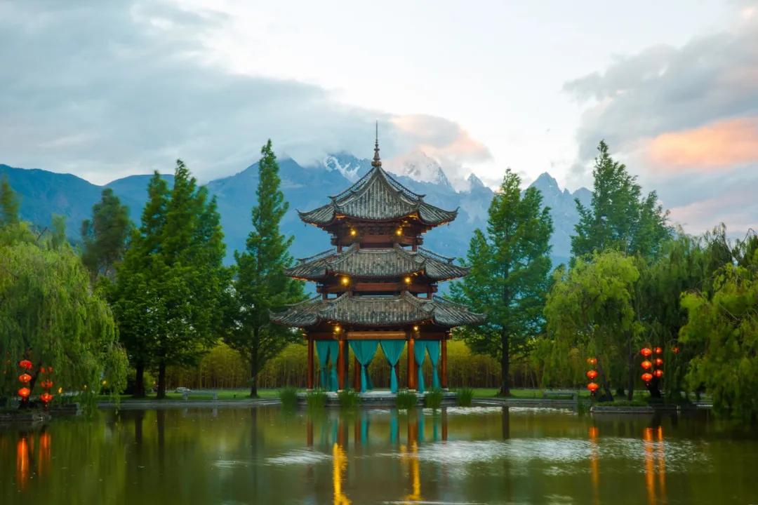 丽江古城轻奢度假庭院,丽江悦榕庄玉龙雪山