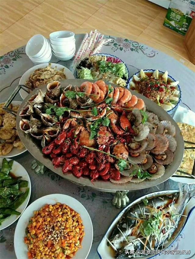 东戴河沿海渔家院蒸汽海鲜,辽宁东戴河渔家小院