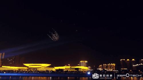 多台无人机简单编队表演,无人机编队飞行表演合集