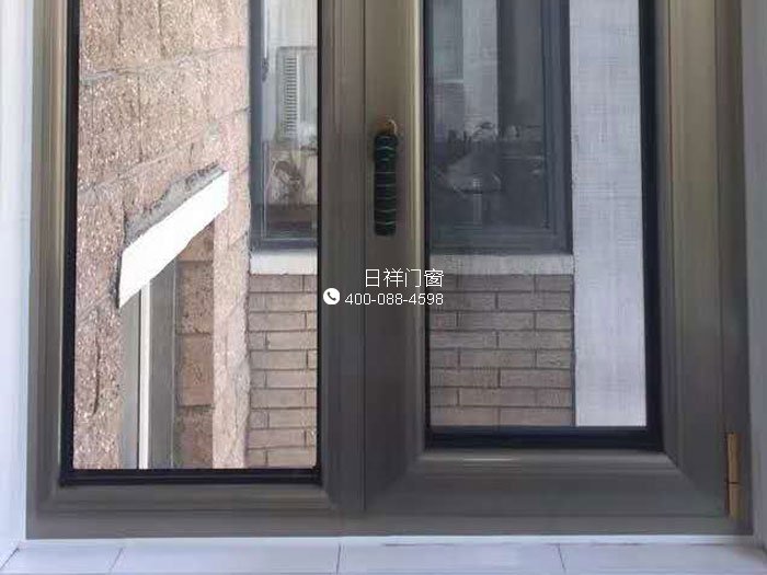 天通东苑门窗安装忠旺70系列香槟色