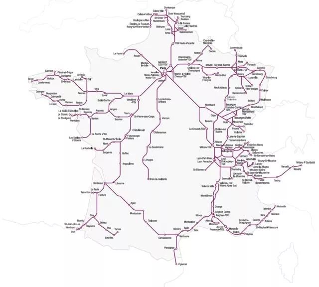 法国tgv高速列车,法国tjv高铁