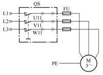 低压电工实操电动机正反转电路图,电工电动机启停点动电路图