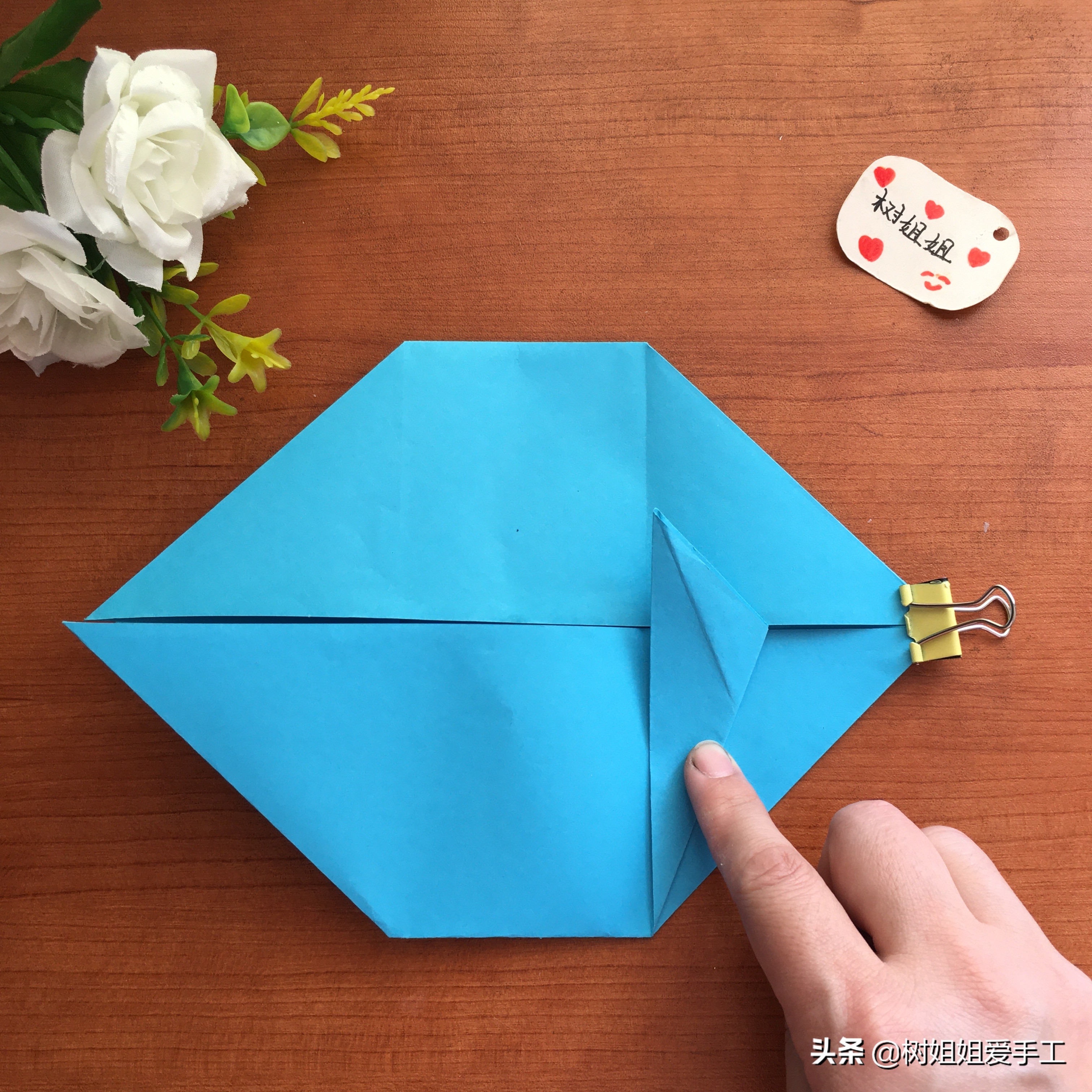 动物折纸镰刀龙教程,折可以张嘴的恐龙