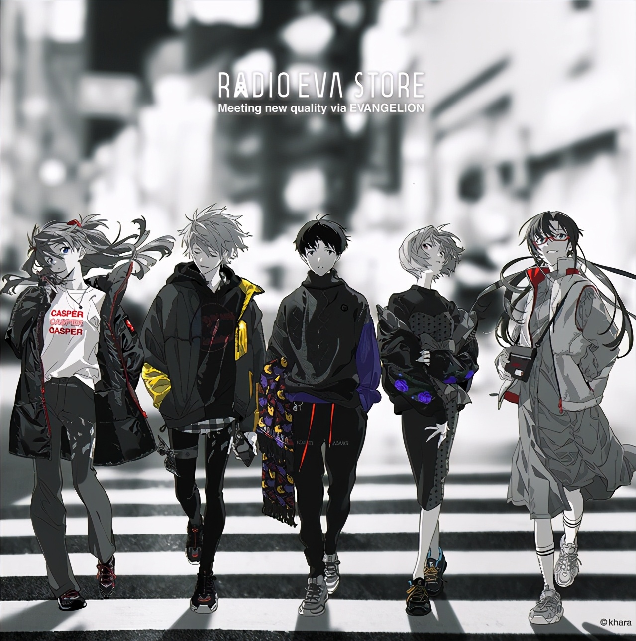 「RADIOEVASTORE」公布涩谷店一周年纪念绘图