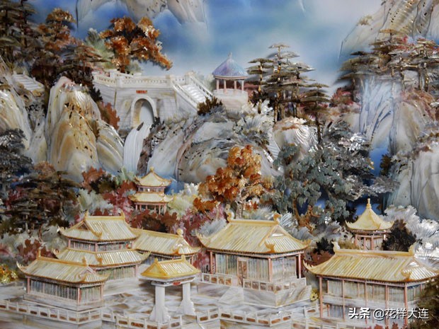 大连特产贝雕,大连贝雕作品