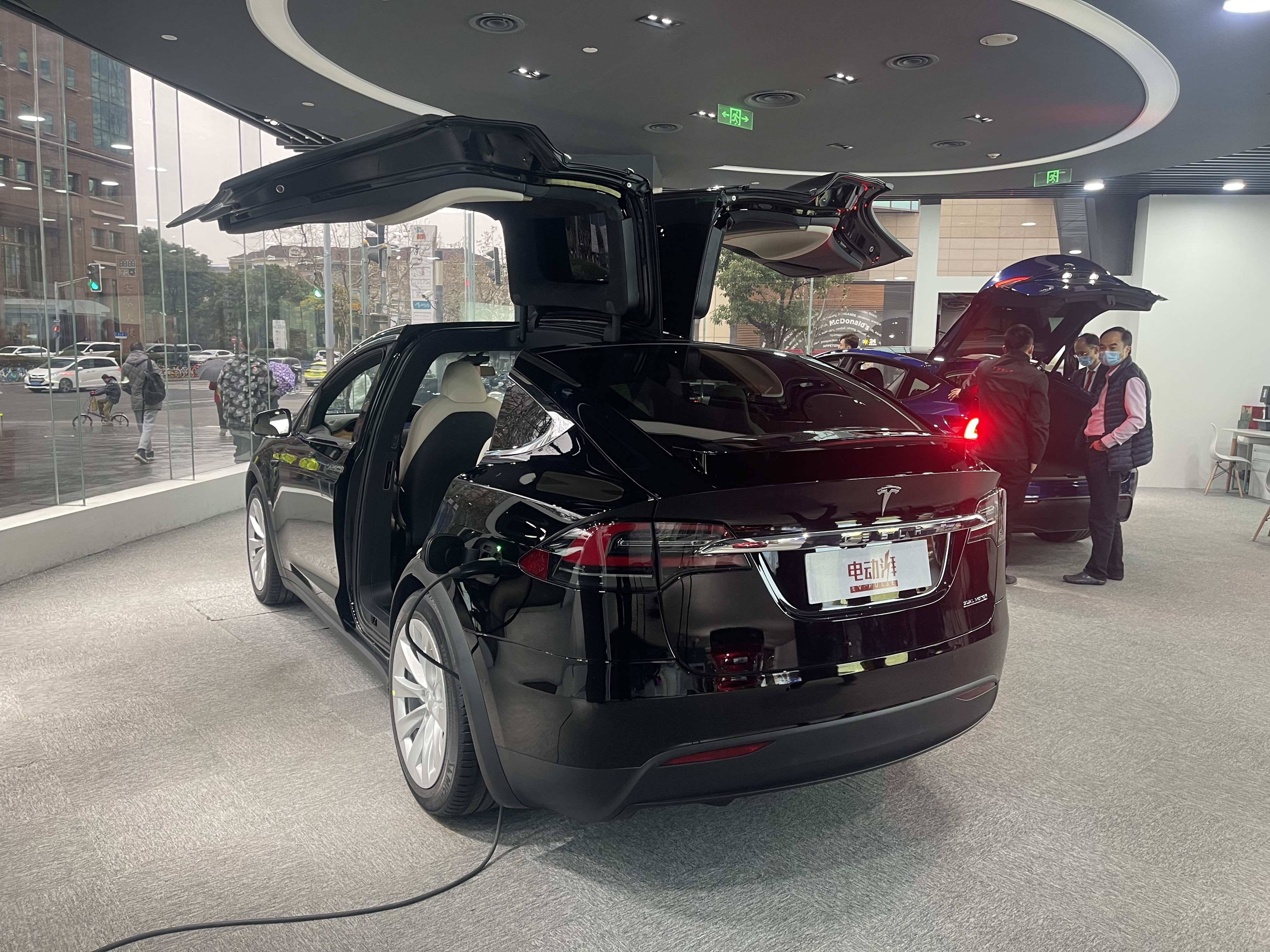 特斯拉鸥翼门三排七座,全新掀背造型特斯拉