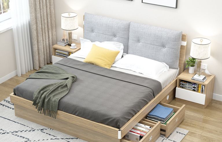 小户型最适合的储物床,储物床怎么布置