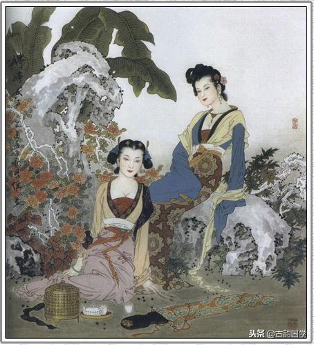 中国古典百美诗画（上）：一位佳丽一首古诗，可谓赏心悦目，收藏