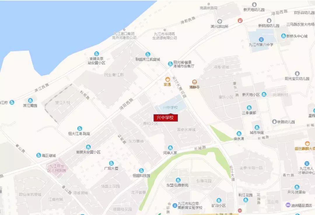 2019年九江市八里湖学区划分公布,2023年九江经开区学区划分