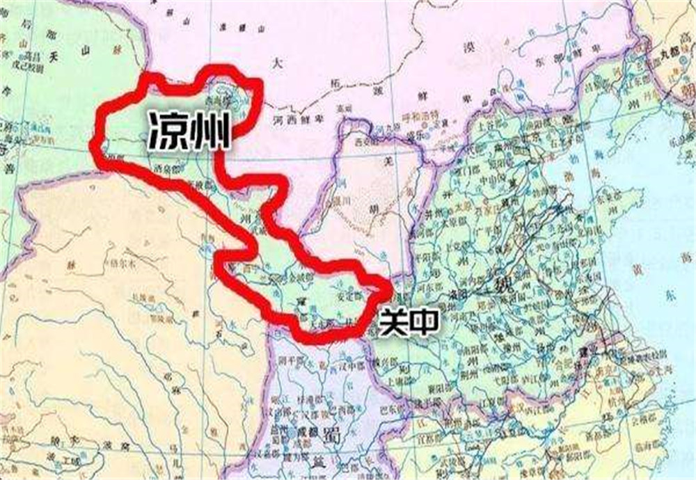 三国时期西凉是现在的哪个地方,三国时期西凉有几个势力