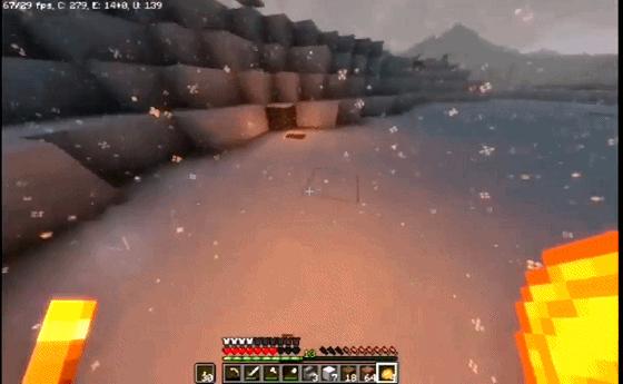 我的世界如何让别人突然掉进岩浆,我的世界掉到岩浆怎么自救