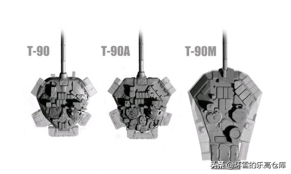 积木t90坦克带悬挂的,启蒙坦克积木虎式t90