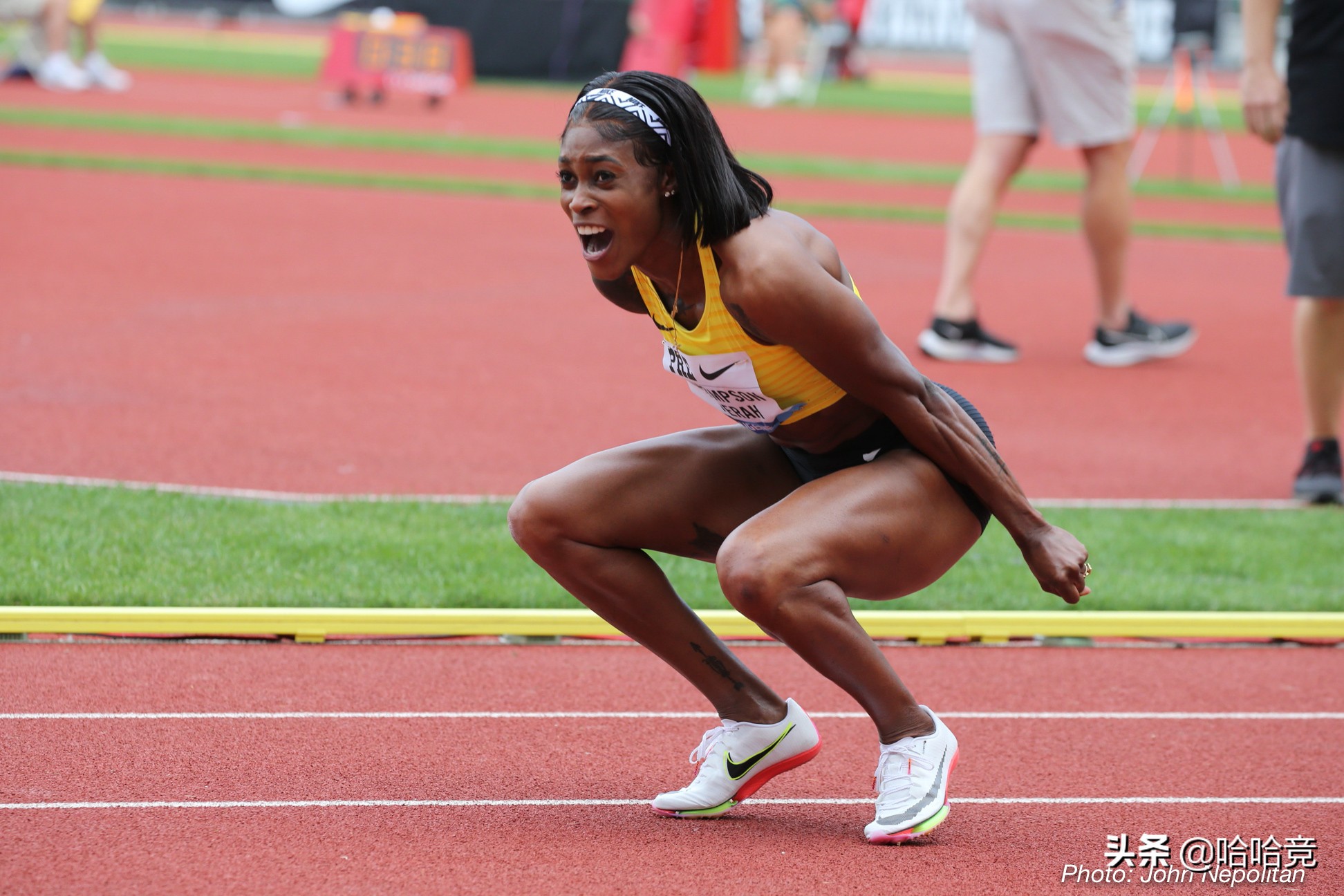 钻石联赛尤金总决赛100米汤普森,汤普森打破女子百米世界纪录