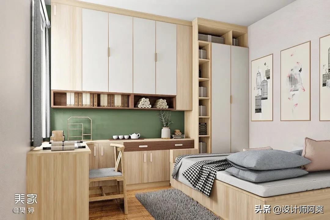 书房榻榻米外阳台一体设计,22个榻榻米设计