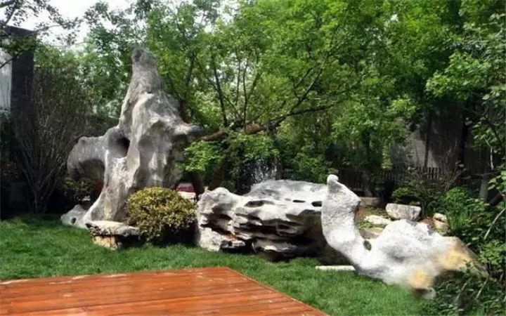 庭院置石风水图,庭院置石风水布局