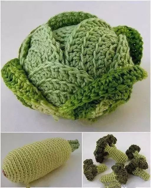 适合幼儿园宝宝的手作编织毛线 (毛线编织水果蔬菜教程)