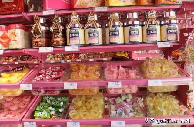 超市食品陈列摆放效果图,超市休闲食品创意陈列图片