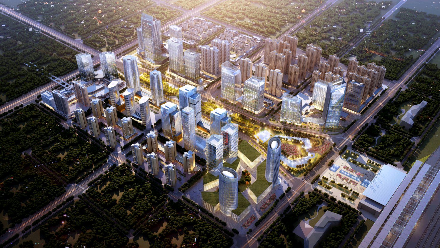 商丘日月湖CBD宋城路,日月湖cbd商务中心区