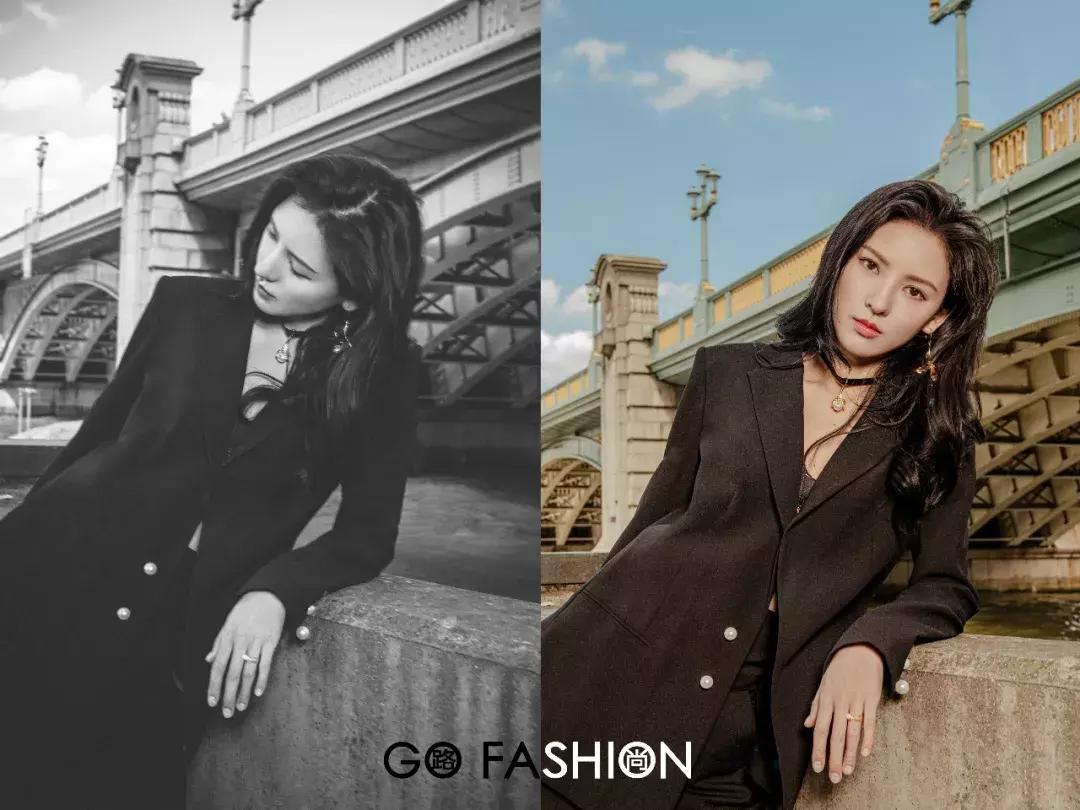 张予曦戴金丝框眼镜,张予曦银色服装