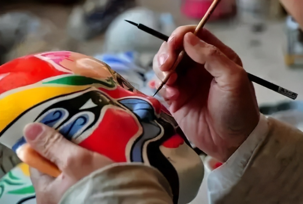 创意脸谱设计步骤,秦腔脸谱书房装饰画