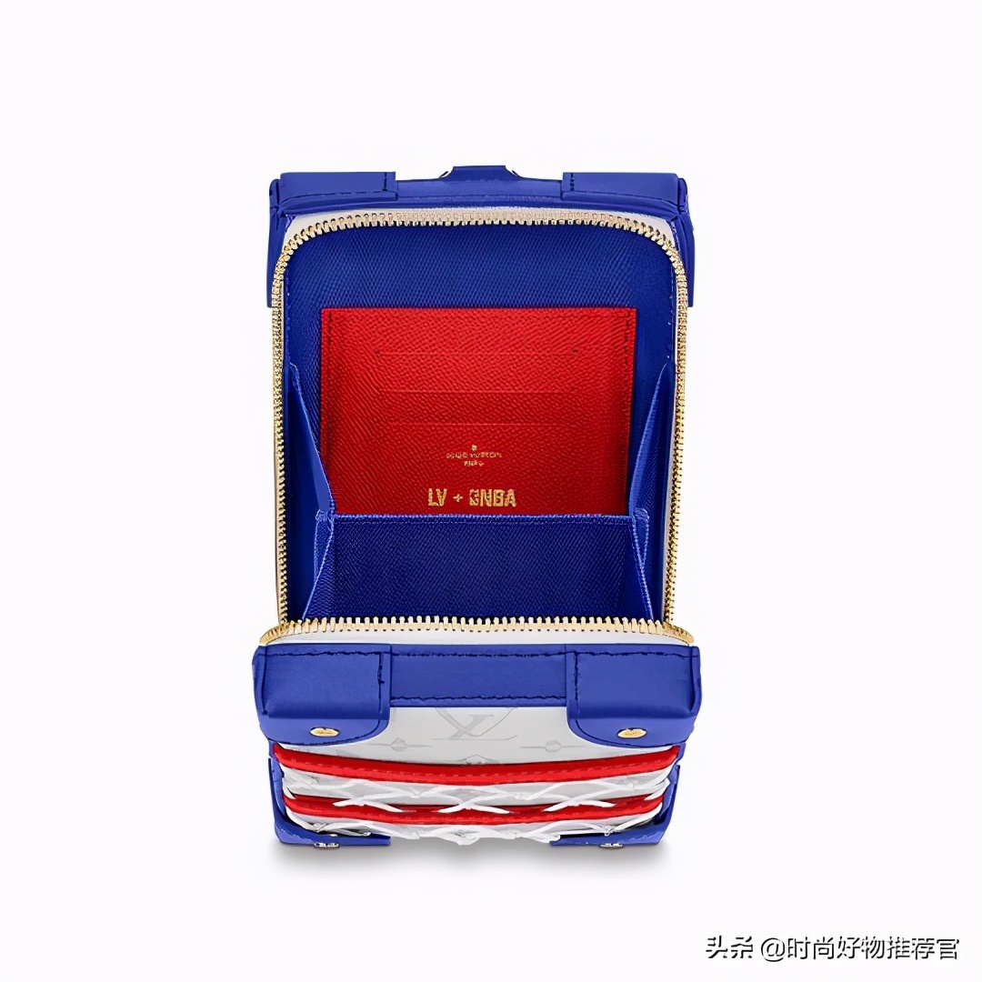 LV新包|NBA合作系列:篮网元素,红白蓝3色细节