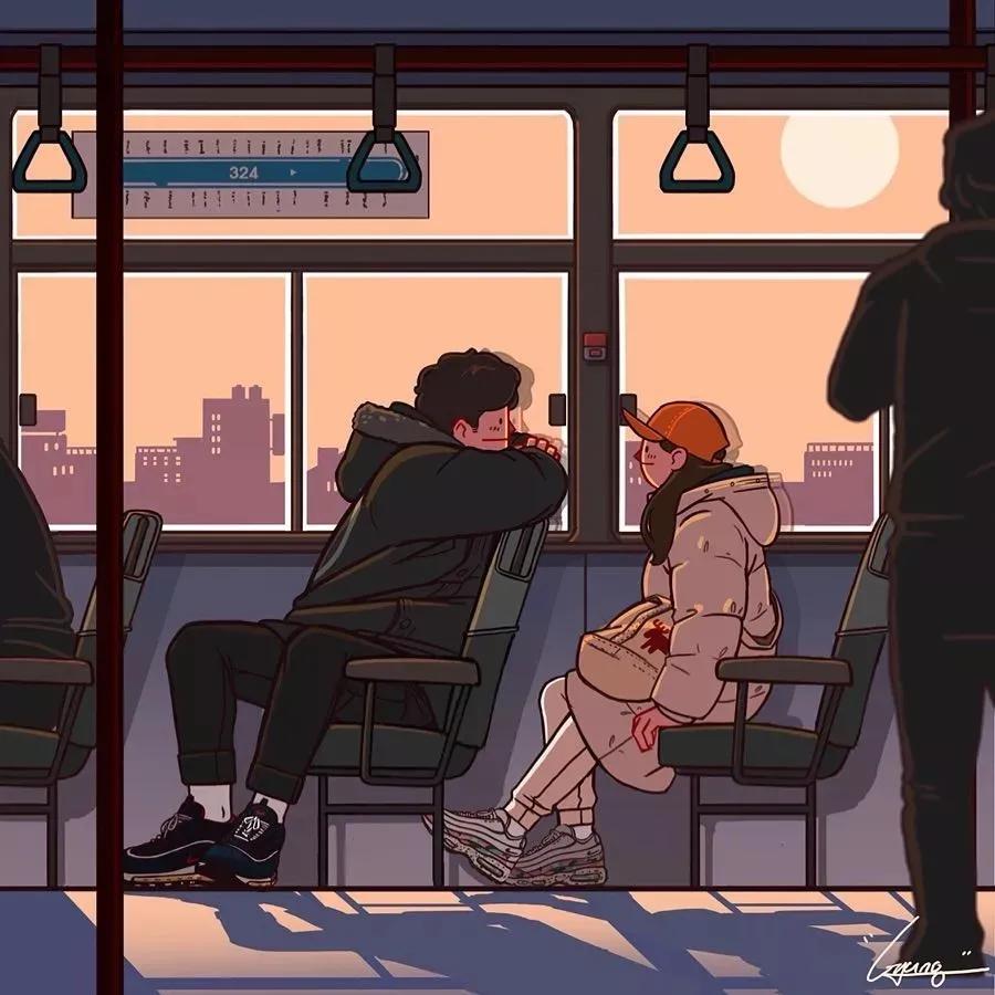 韩国插画师爱情故事,韩国插画大师情侣