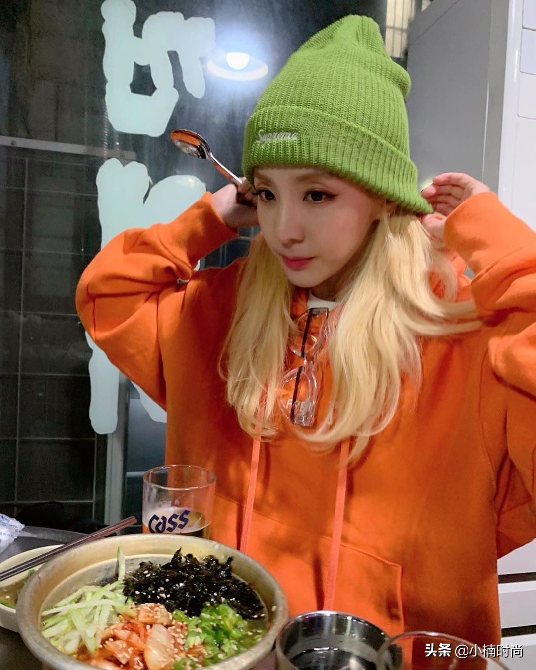 韩星戴的帽子,泫雅iu同款