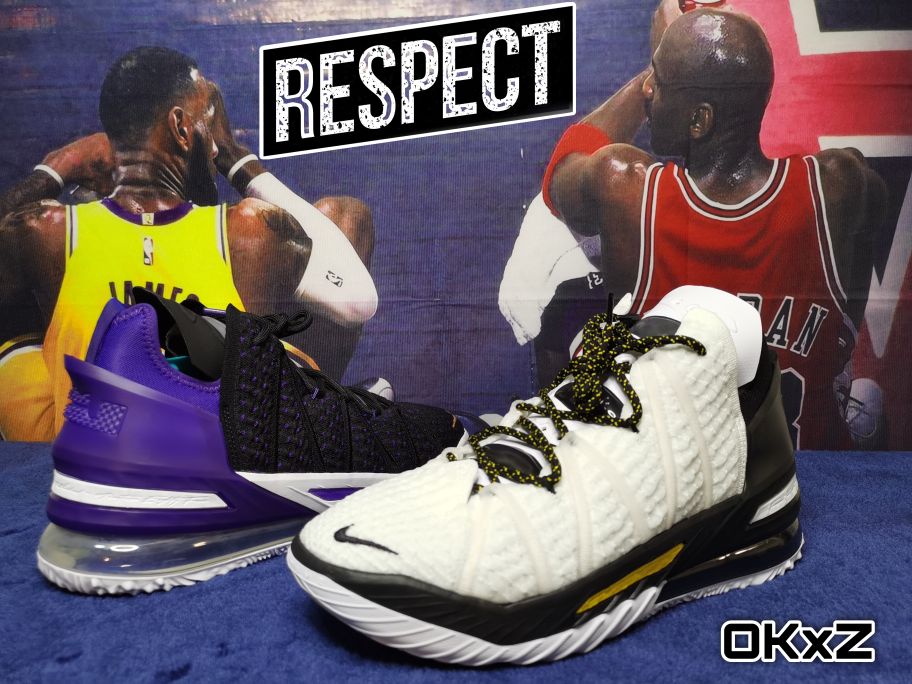 nikelebron18詹姆斯上脚配色,nike粉蓝拼接lebron18