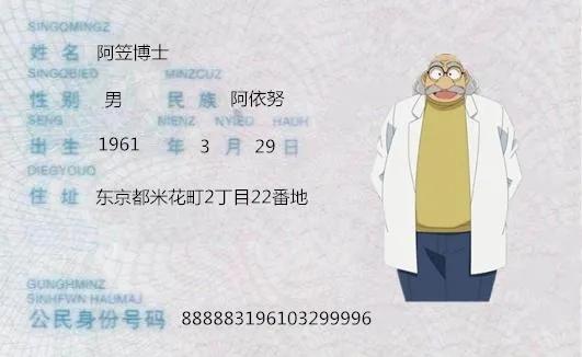 当动漫人物也有身份证,假如动漫人物来到现实